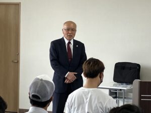 開会挨拶　当法人 会長 一貫坂 彰